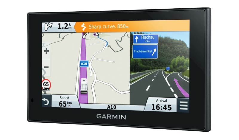 The Garmin 660 LMT-D offers a junction view and lane guidance feature, like on most motorhome and caravan sat nav.